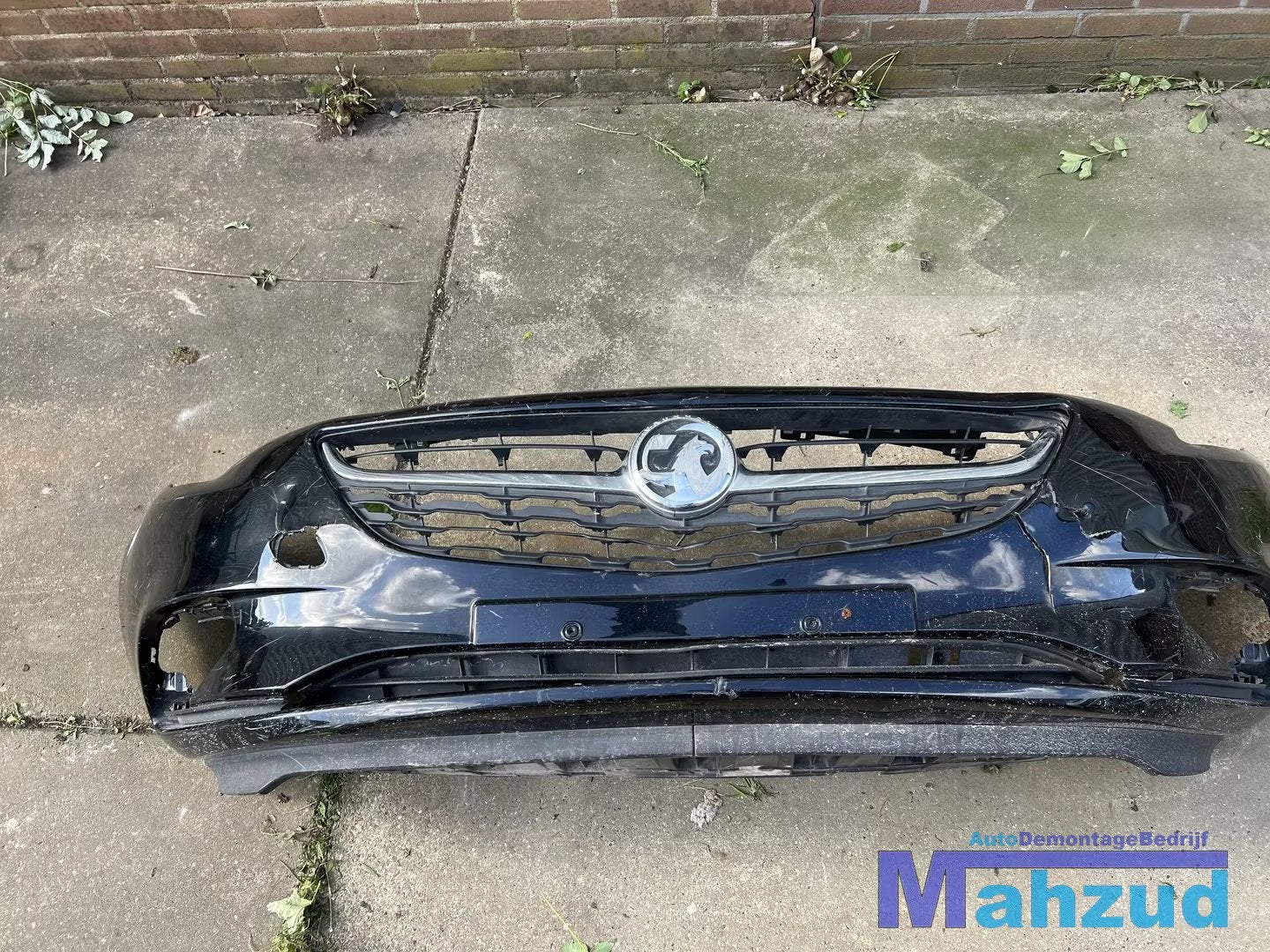 OPEL CORSA E Zwart voorbumper bumper voor logo 2014-2019, Pare-chocs, Opel Automobile GmbH, Avant, Opel