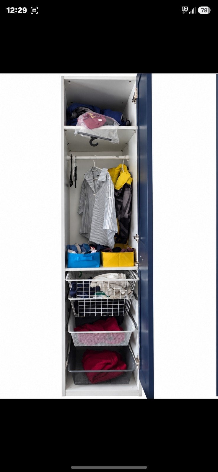 2 armoires – 1 porte + 2 portes, 25 à 50 cm, Avec porte(s), Comme neuf, Enlèvement