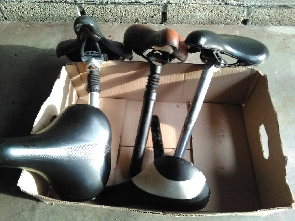 FIETSZADELS, Selle royal, Kunststof, Ophalen of Verzenden, Zo goed als nieuw