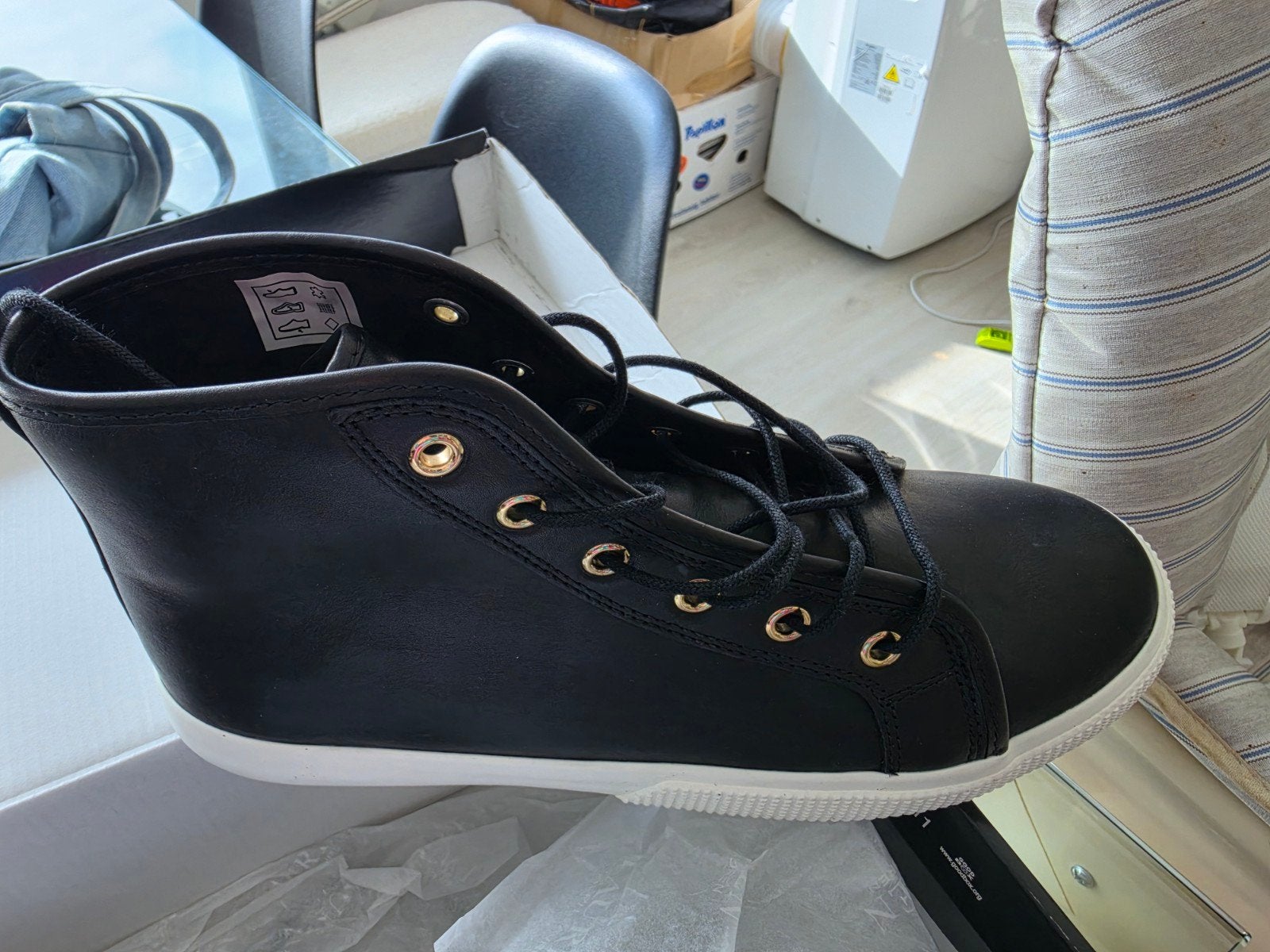 LAUREN half hoge zwarte schoenen, maat 40, Kleding | Dames, Schoenen, Zwart, Lage of Enkellaarzen, Nieuw, Ophalen of Verzenden