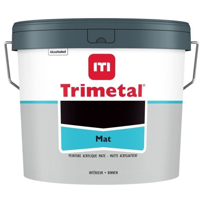Trimetal MAT 10 liter wit (9010), Ophalen, Nieuw