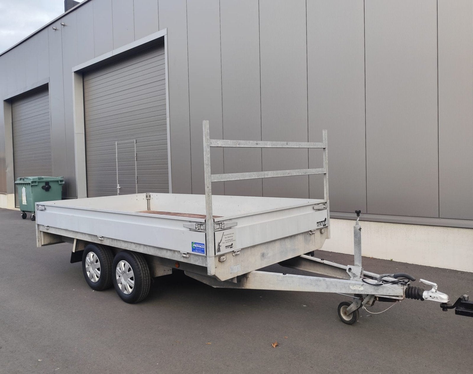geremde aanhangwagen • MTM 2000kg • HENRA • perfecte staat, Ophalen