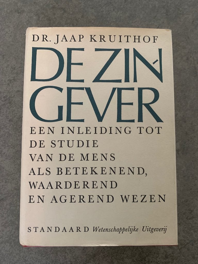 De zingever, Dr. Jaap Kruithof, 624 p., Ophalen of Verzenden, Gelezen
