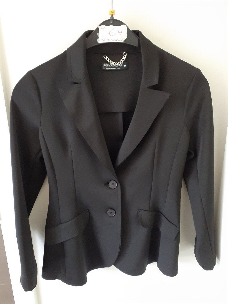 RINASCIMENTO Pikzwart vestje Maat: M Prijs: € 4, Kleding | Dames, Jasjes, Kostuums en Pakken, Maat 38/40 (M), Rinascimento , Zwart