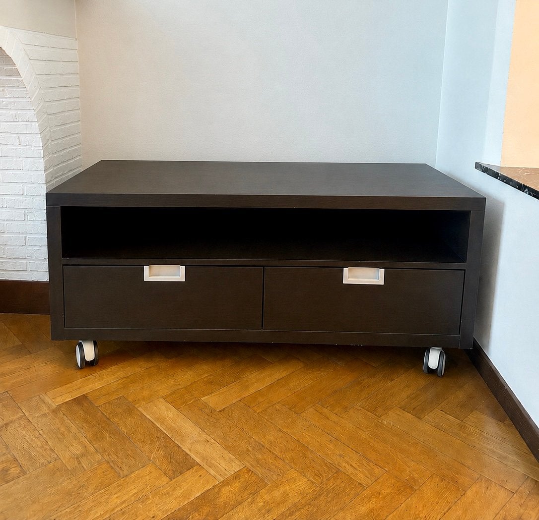 Meuble TV sur roulettes, Moins de 100 cm, Meuble a tiroir., Comme neuf, 100 à 150 cm