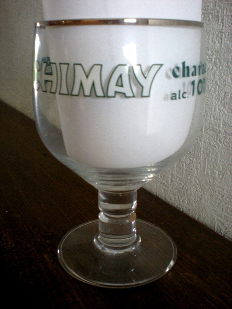 CHIMAY  150  Texte vert  dans sa boîte, Collections, Enlèvement ou Envoi, Neuf, Verre ou Verres