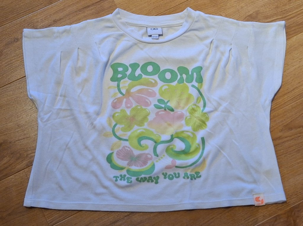 CKS witte shirt 128, Kinderen en Baby's, Gebruikt, Meisje, Cks, Ophalen of Verzenden