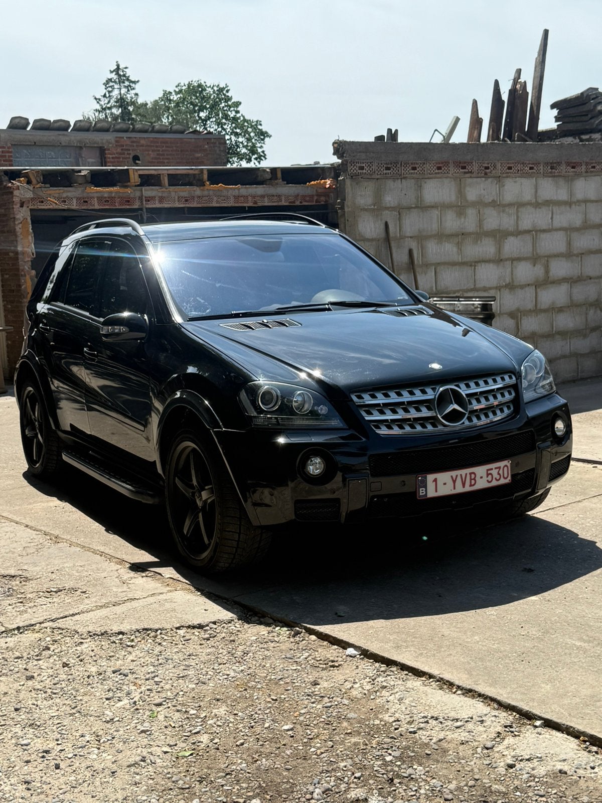 Mercedes ML 500 lichte vracht, Ophalen