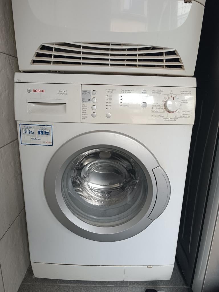Droogkast Zanussi en wasmachine Bosch, Electroménager, Lave-linge, Enlèvement
