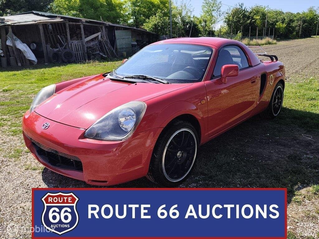 Toyota MR2 Cabriolet | 2003 | Route 66 Auctions, Auto's, Toyota, Gebruikt, MR2, Zwart, Bedrijf