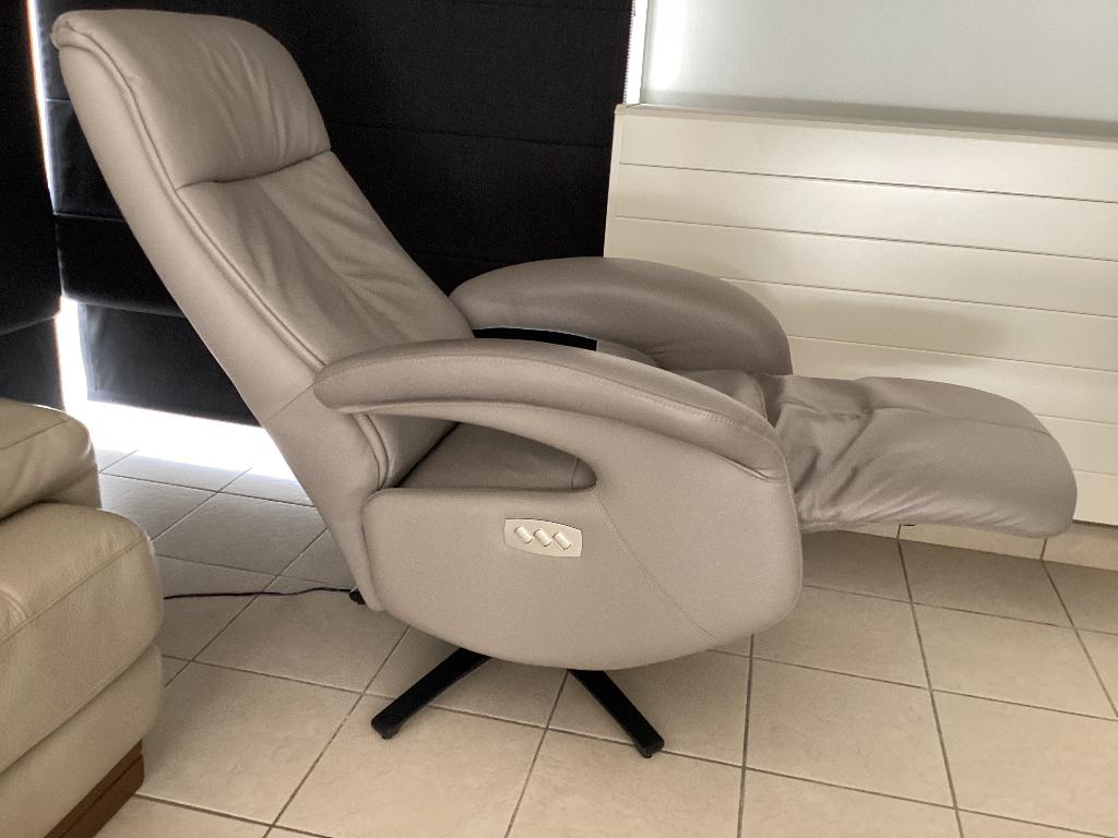 Relaxzetel, Ophalen, Zo goed als nieuw, Leer