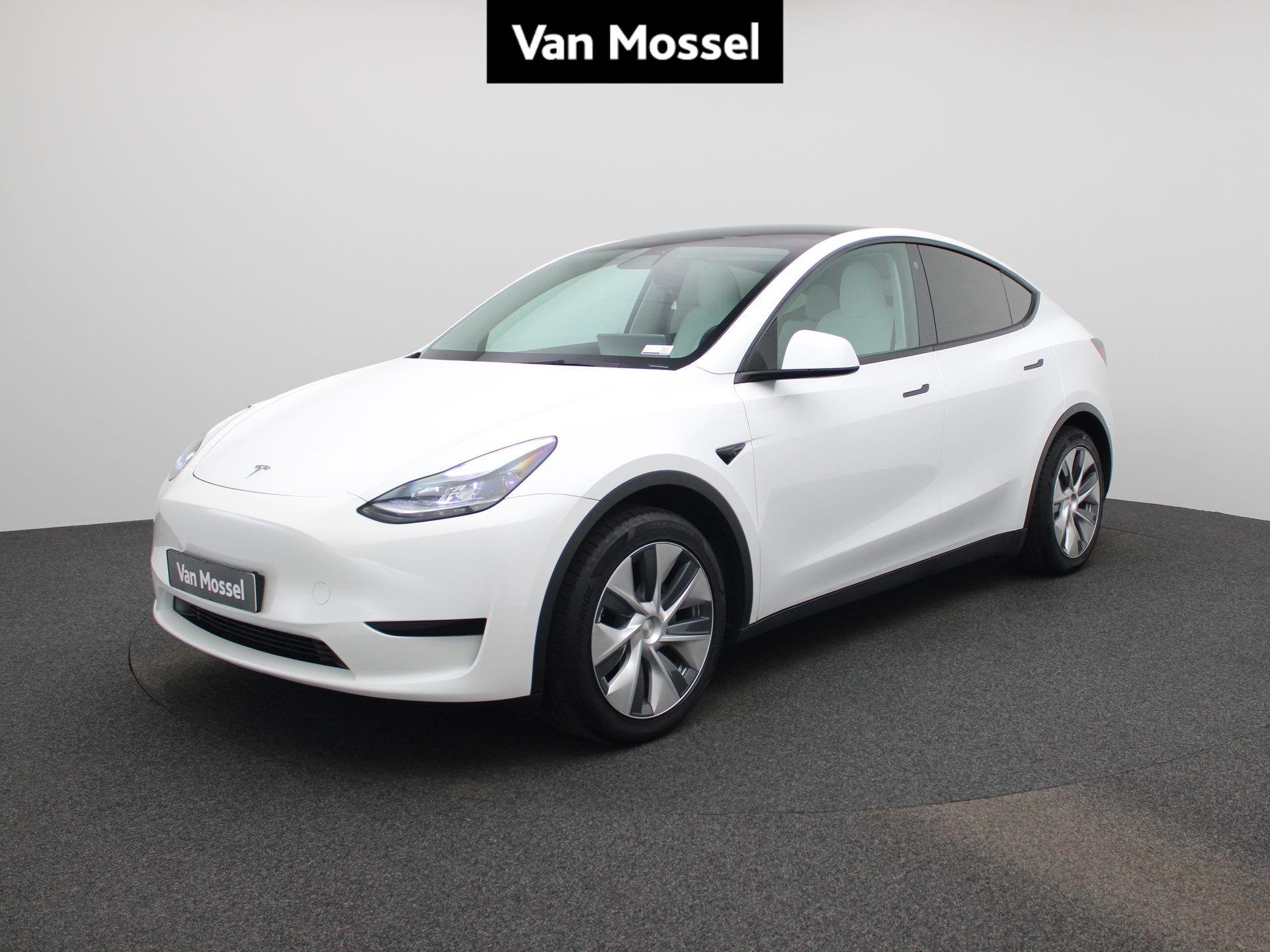 Tesla Model Y RWD | SOH 99.1%, Auto's, Automaat, Gebruikt, 347 pk, Wit