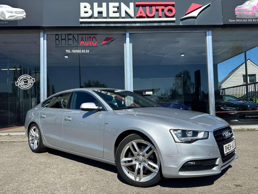 Audi A5 1.8 Sportback/NAVI/AIRCO/SIEGE CHAUFFANT/START STOP/, Cuir, Argent ou Gris, Achat, Euro 6