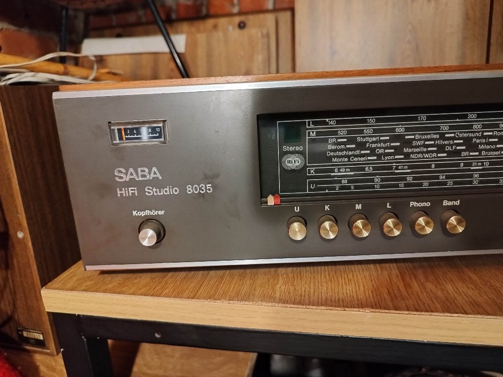 SABA HiFi Studio 8035 vintage ontvanger, Ophalen, Gebruikt