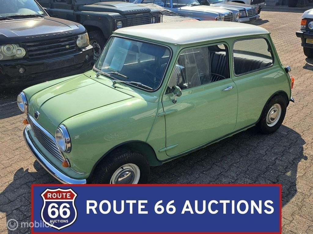 Austin Mini 850 De Luxe | 1961 | Route 66 Auctions, Entreprise, Boîte manuelle, Autre carrosserie, Essence