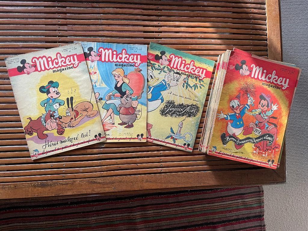 Lot de Mickey Magazine 1950-1952, Ophalen, 1940 tot 1960, Tijdschrift