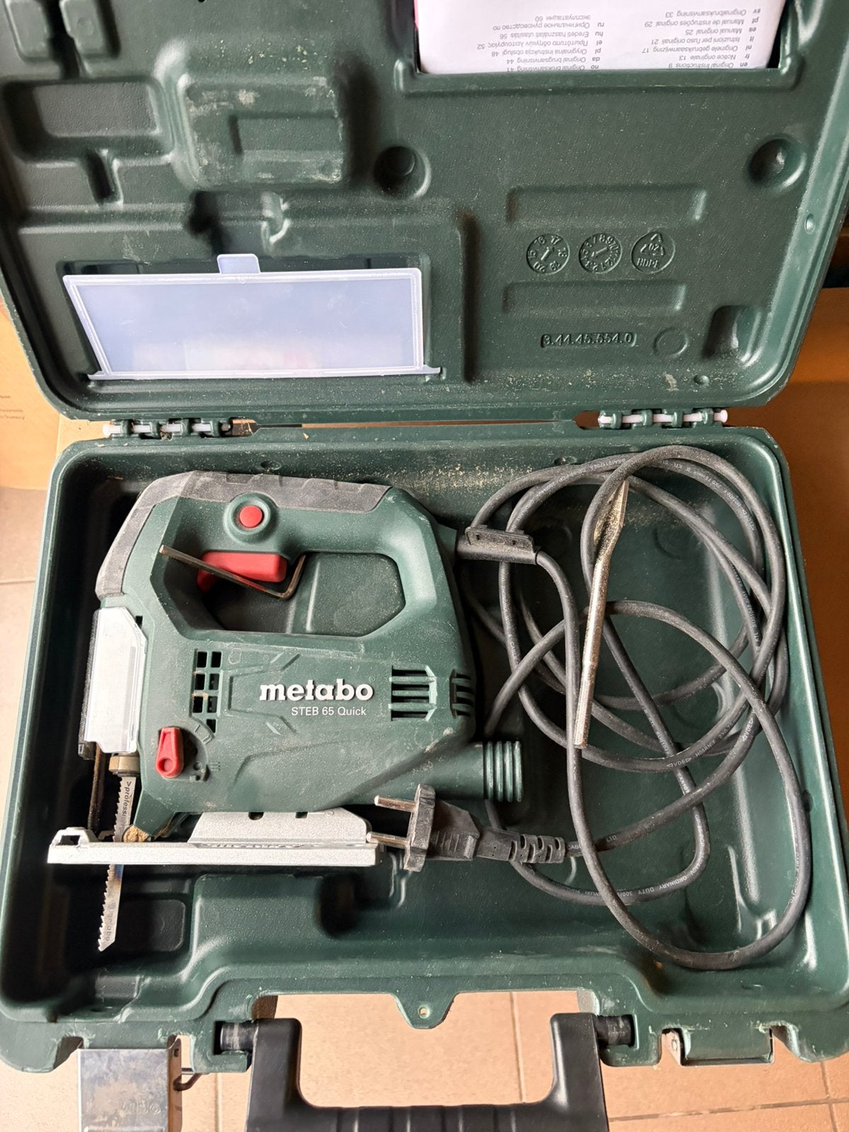 Scie sauteuse Metabo STEB 65 Quick set, Enlèvement, Comme neuf