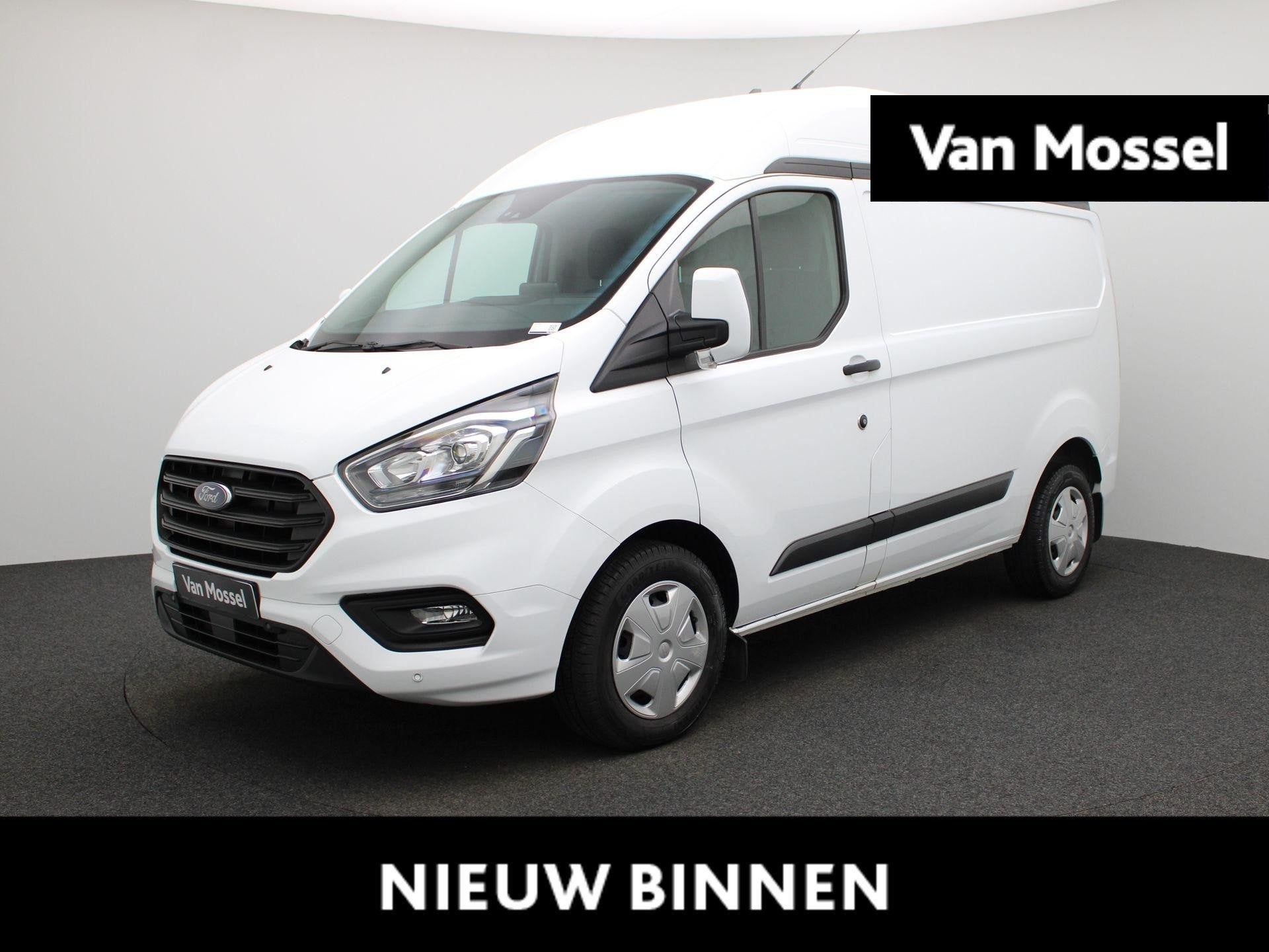 Ford Transit Custom 300 2.0 TDCI L1H2 Trend, Auto's, Stof, Euro 6, Wit, Diesel