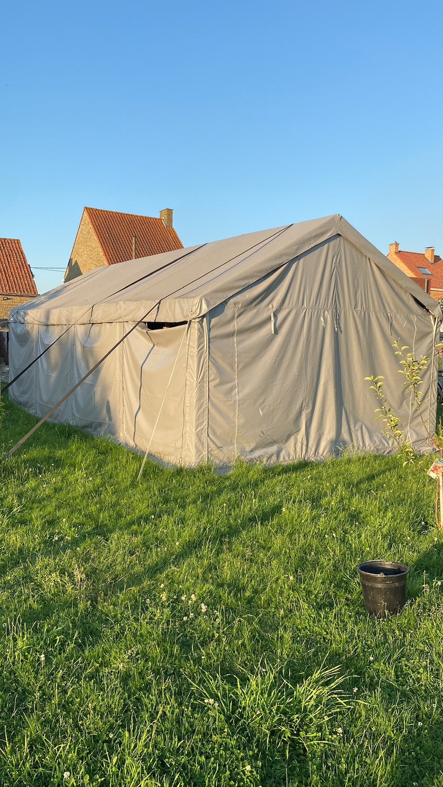Opslagtent, Ophalen, Zo goed als nieuw