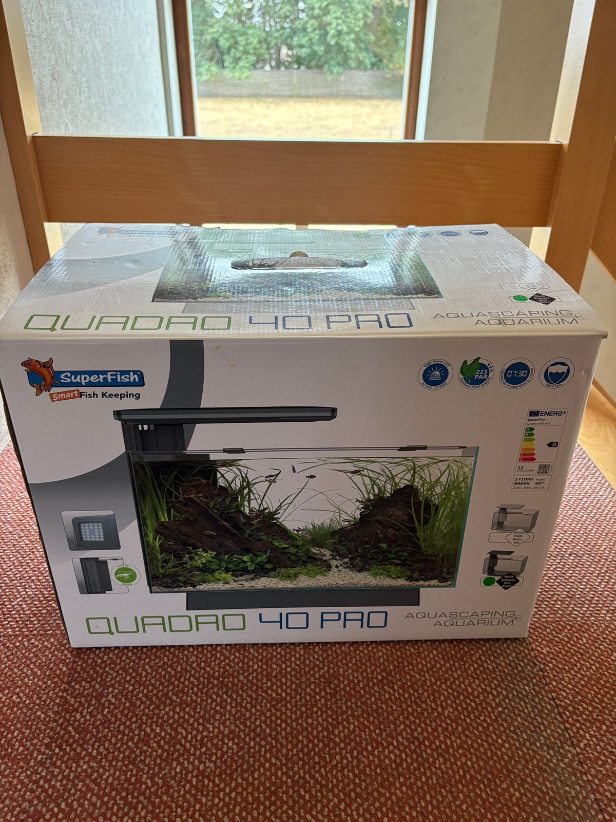 SuperFich Aquarium, Dieren en Toebehoren, Ophalen, Inclusief deksel, Gebruikt, Leeg aquarium