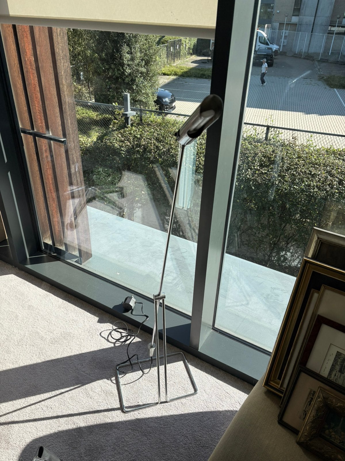 Vintage Abo Randers Counter Balance Vloerlamp, Ophalen, Zo goed als nieuw, Metaal