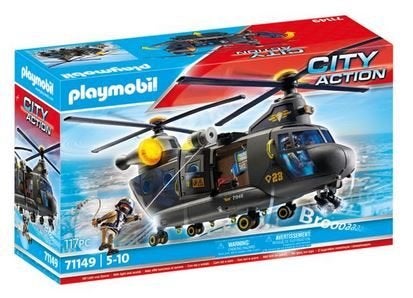 PLAYMOBIL reddingshelicopter, Ophalen of Verzenden, Nieuw, Complete set