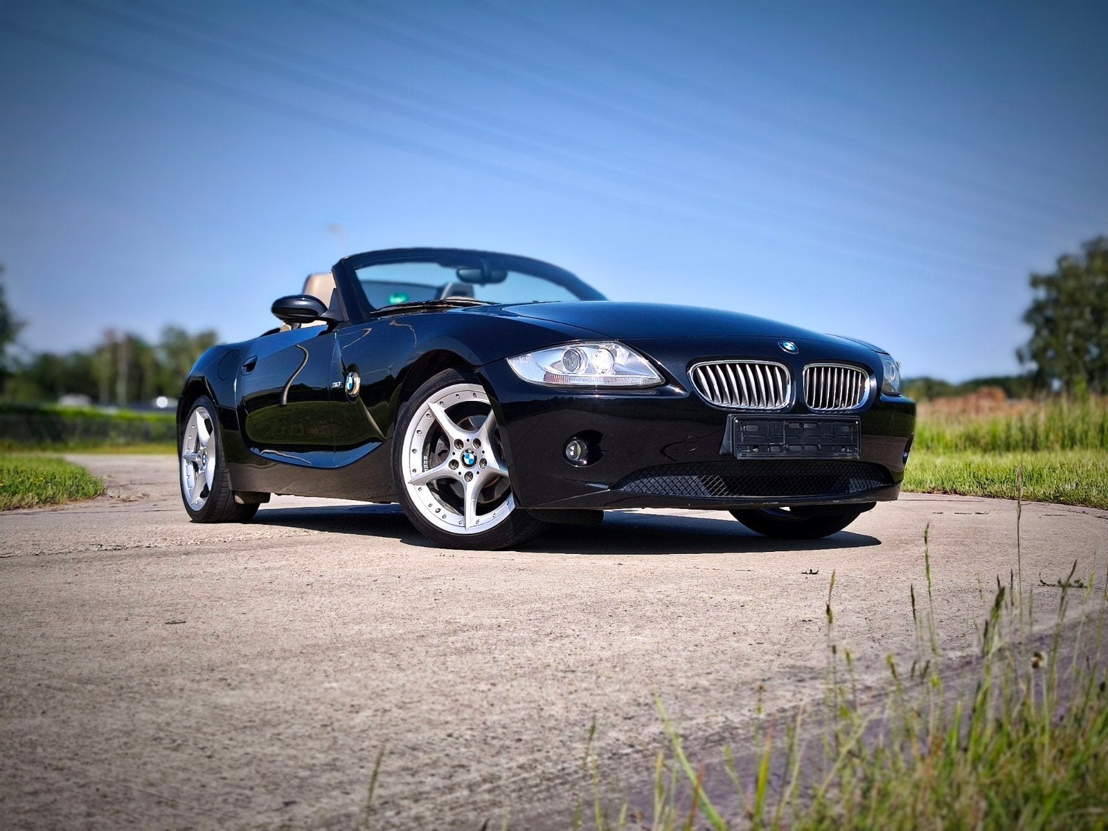 bmw z4 roadster 3.0i Sportknop leder 2 delige velgen, Auto's, BMW, Automaat, Achterwielaandrijving, Beige, Cabriolet