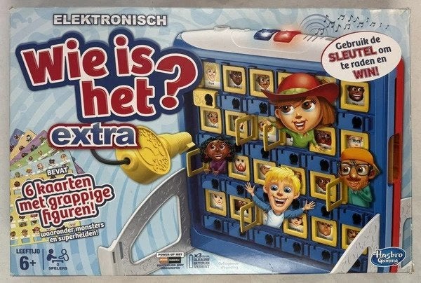 Hasbro Wie is het? Extra elektronisch bordspel, Hobby en Vrije tijd, Gezelschapsspellen | Bordspellen, Een of twee spelers, Verzenden