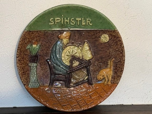 Bord Vlaams Aardewerk, spinster, Nove Ceram, Antiek en Kunst, Antiek | Keramiek en Aardewerk, Ophalen