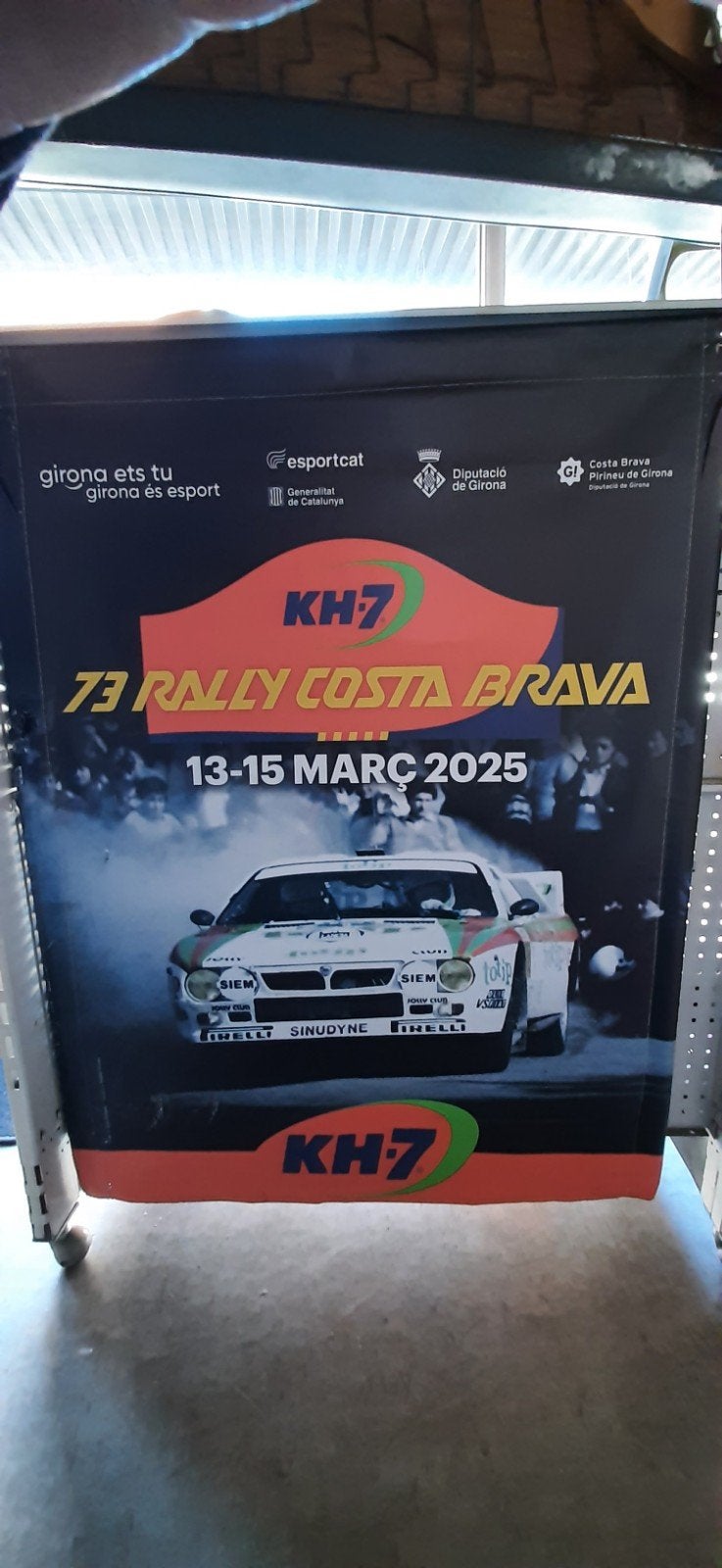 Banner Rally Costa Brava  2025 115 cm op 90 cm, Ophalen, Nieuw
