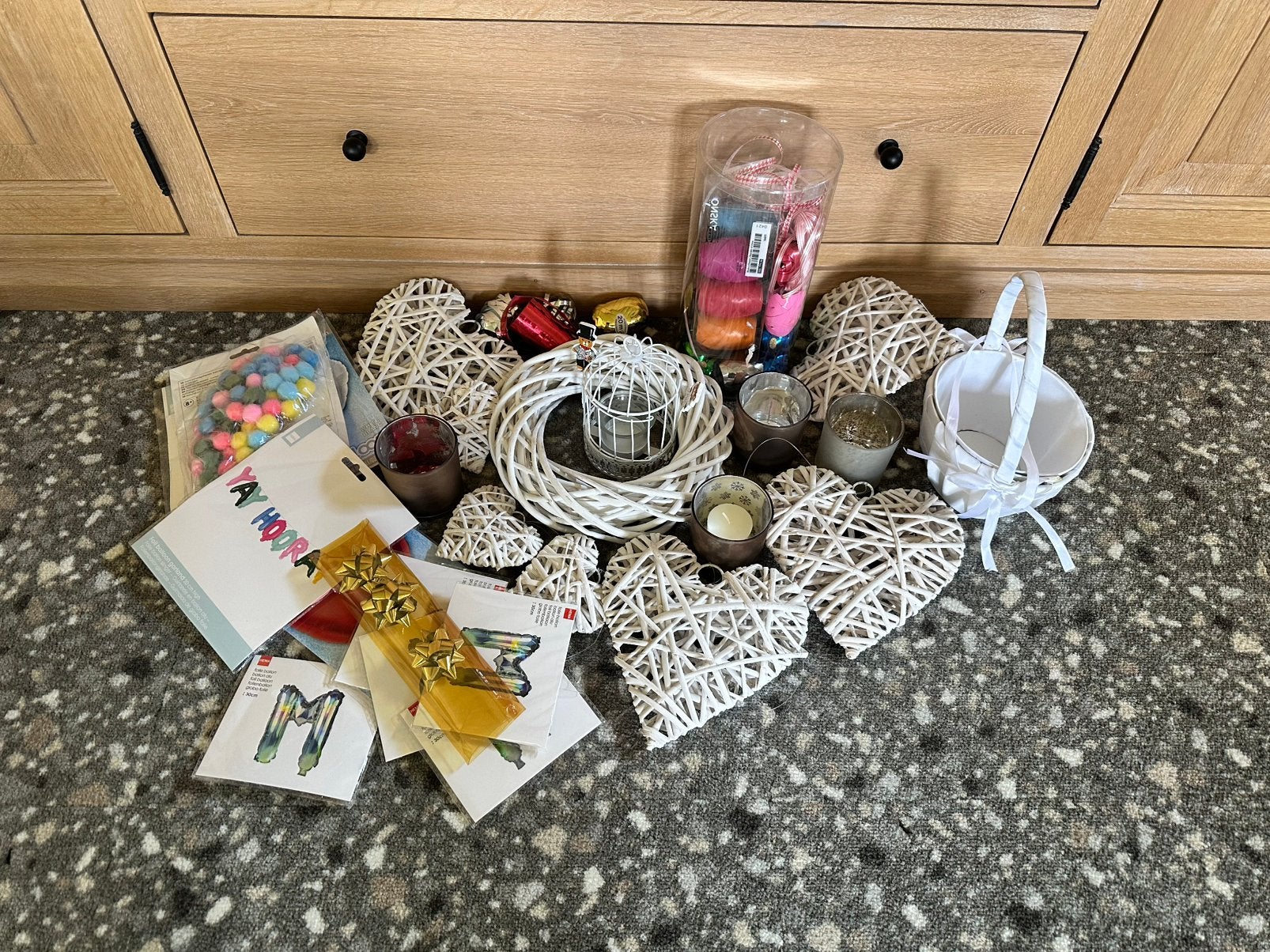 Decoratie elementen, Hobby en Vrije tijd, Feestartikelen, Ophalen, Zo goed als nieuw