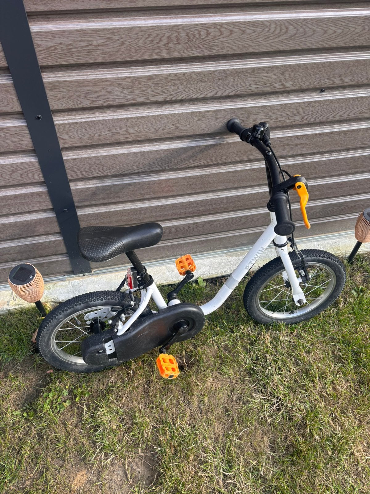 Velo BTWIN 14 pouces blanc, Vélos & Vélomoteurs, Enlèvement, Utilisé, Moins de 16 pouces