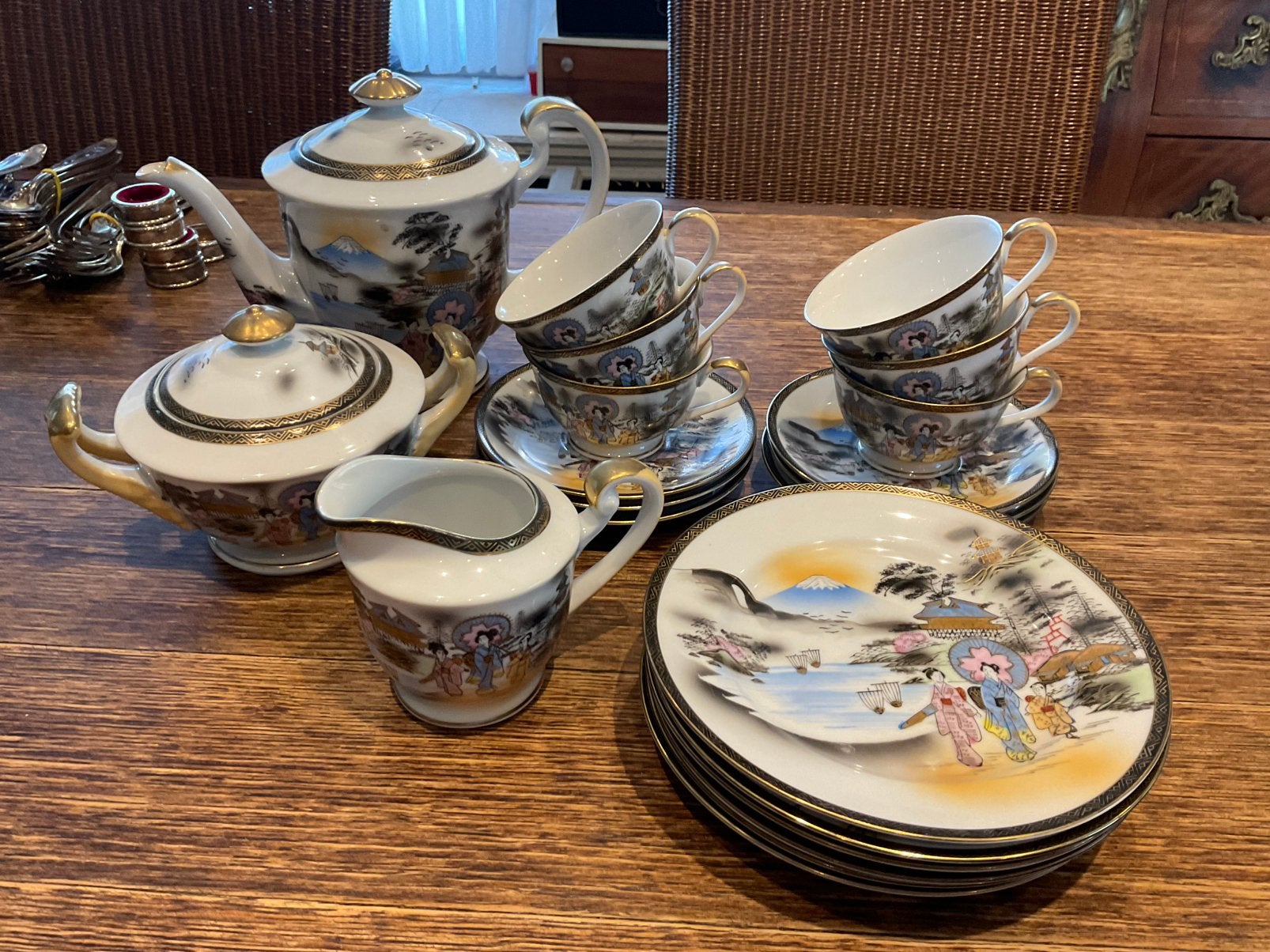 Chinees theeservies,perfecte staat, Antiek en Kunst, Ophalen