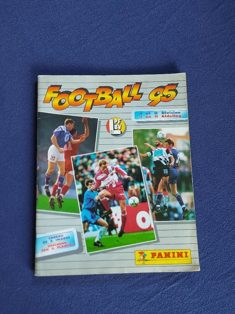 Panini sticker album ' Football België 1995 ' -compl-, Ophalen of Verzenden, Zo goed als nieuw, Meerdere stickers