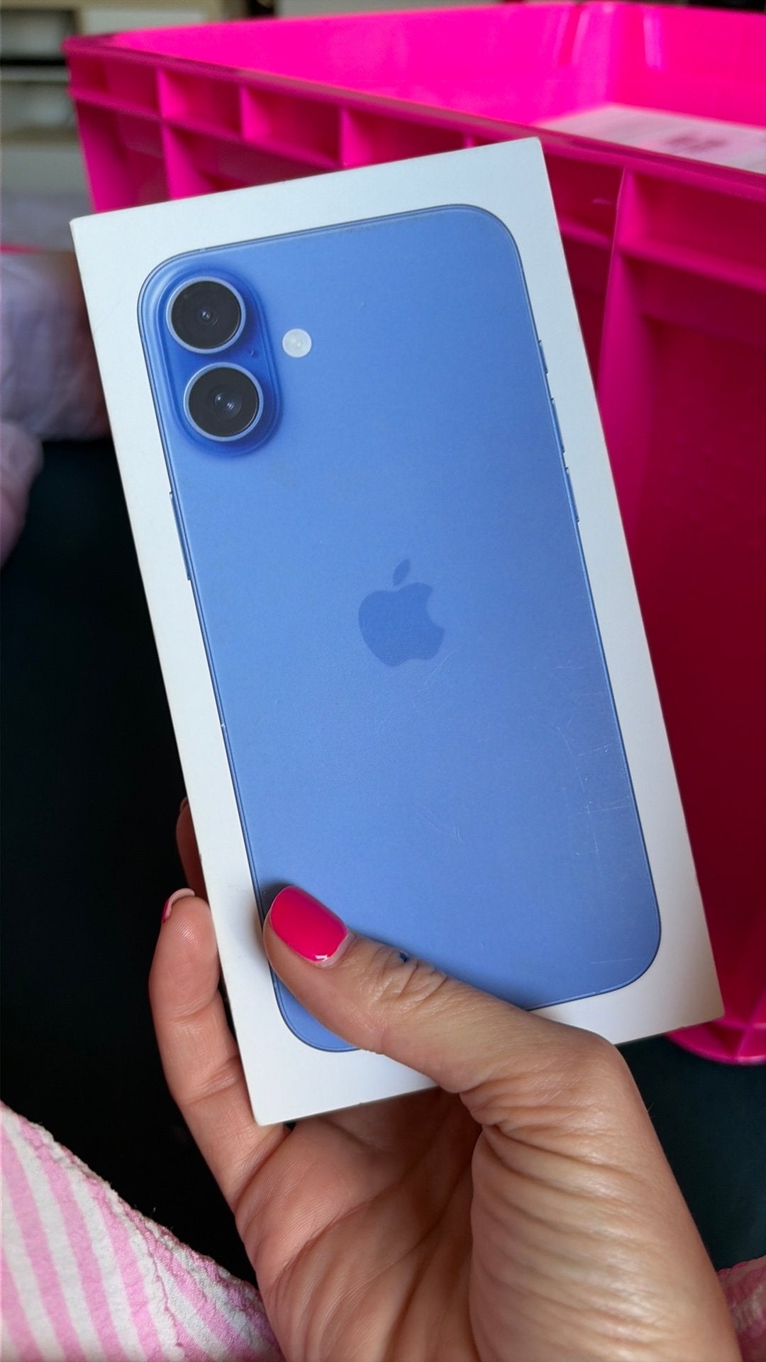 Apple iPhone 16 Plus en parfait état à prix fixe, Télécoms, Enlèvement, Bleu, 128 GB, IPhone 16 Plus