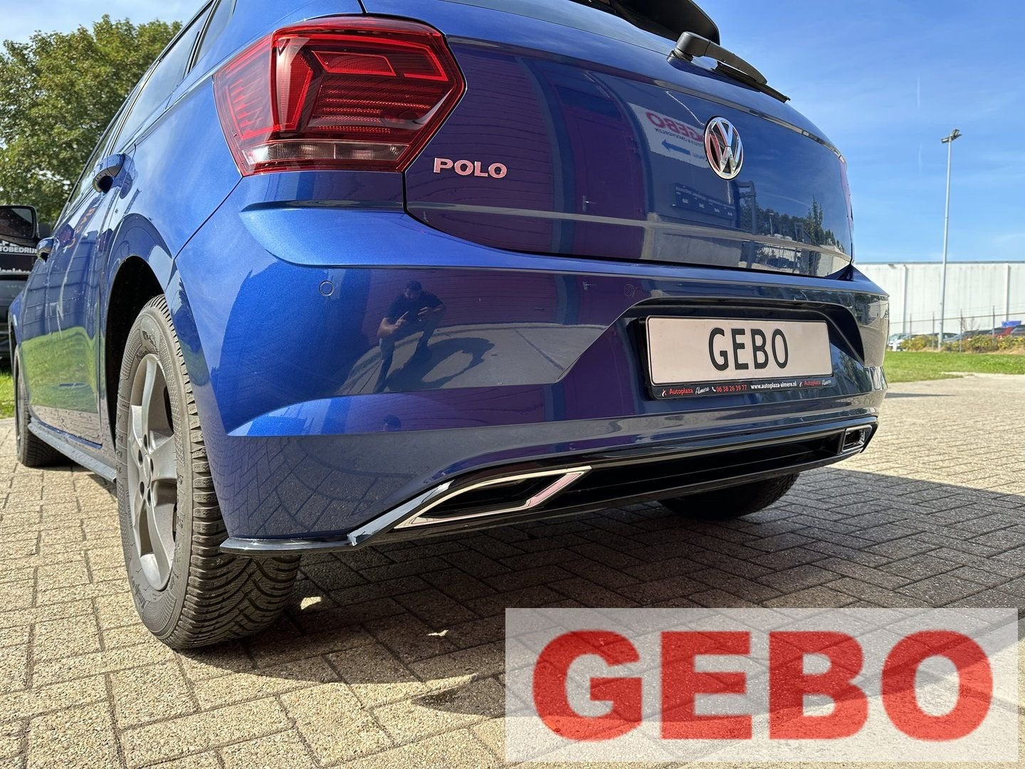 Volkswagen Polo 2G R-line achterbumper diffuser 2017-2021 gl, Auto-onderdelen, -, Volkswagen, -, Nieuw