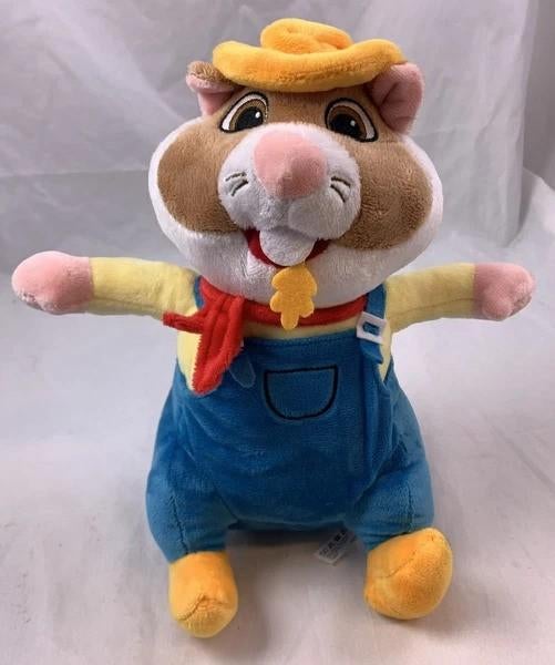 Albert Heijn AH Hamster Knuffel Boer Strohoed 30cm Knuffel, Hamster, Zo goed als nieuw, Middelgroot (20 tot 80 cm), Meerkleurig