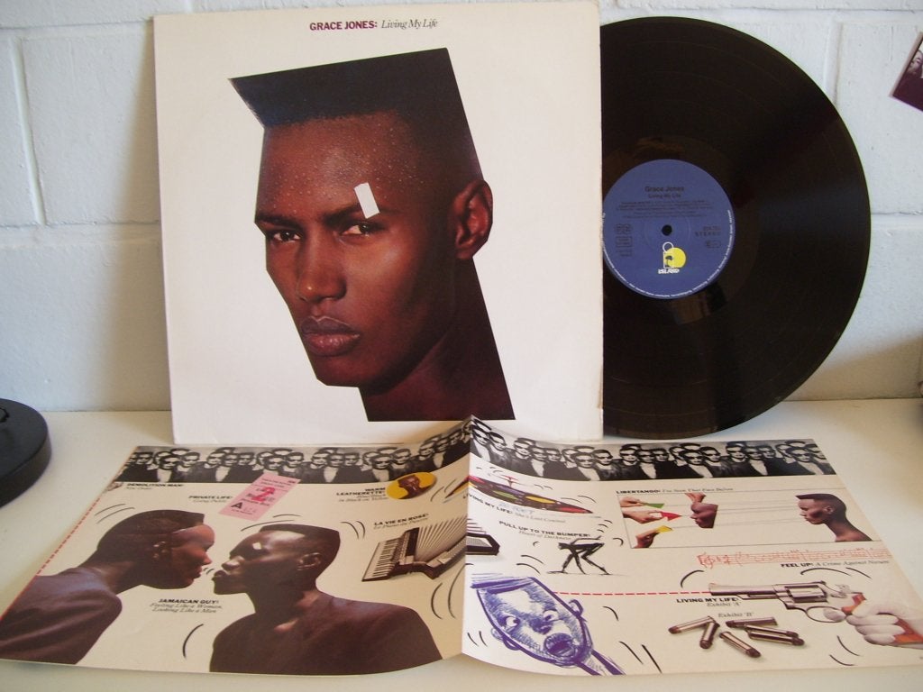 GRACE JONES  living my life, Cd's en Dvd's, Vinyl | R&B en Soul, LP, Funk, Ophalen of Verzenden, Zo goed als nieuw