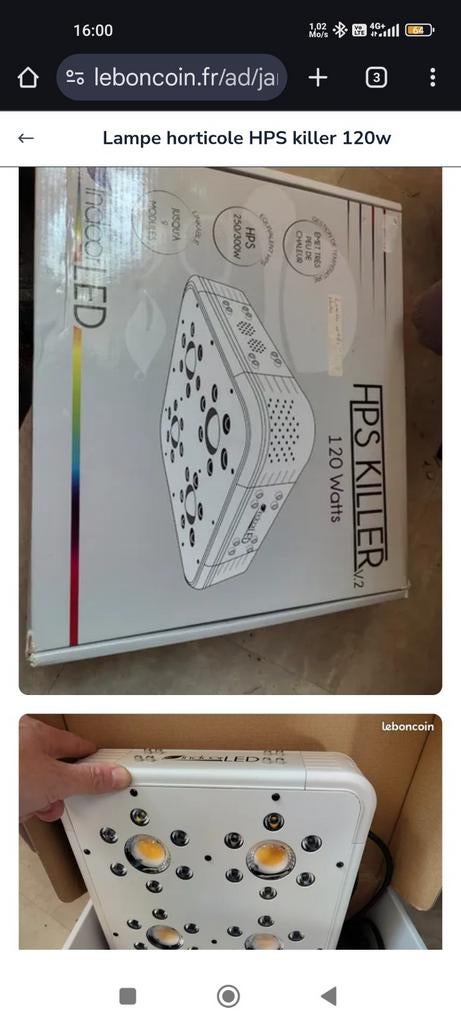 Led kweekpaneel, Kweektent