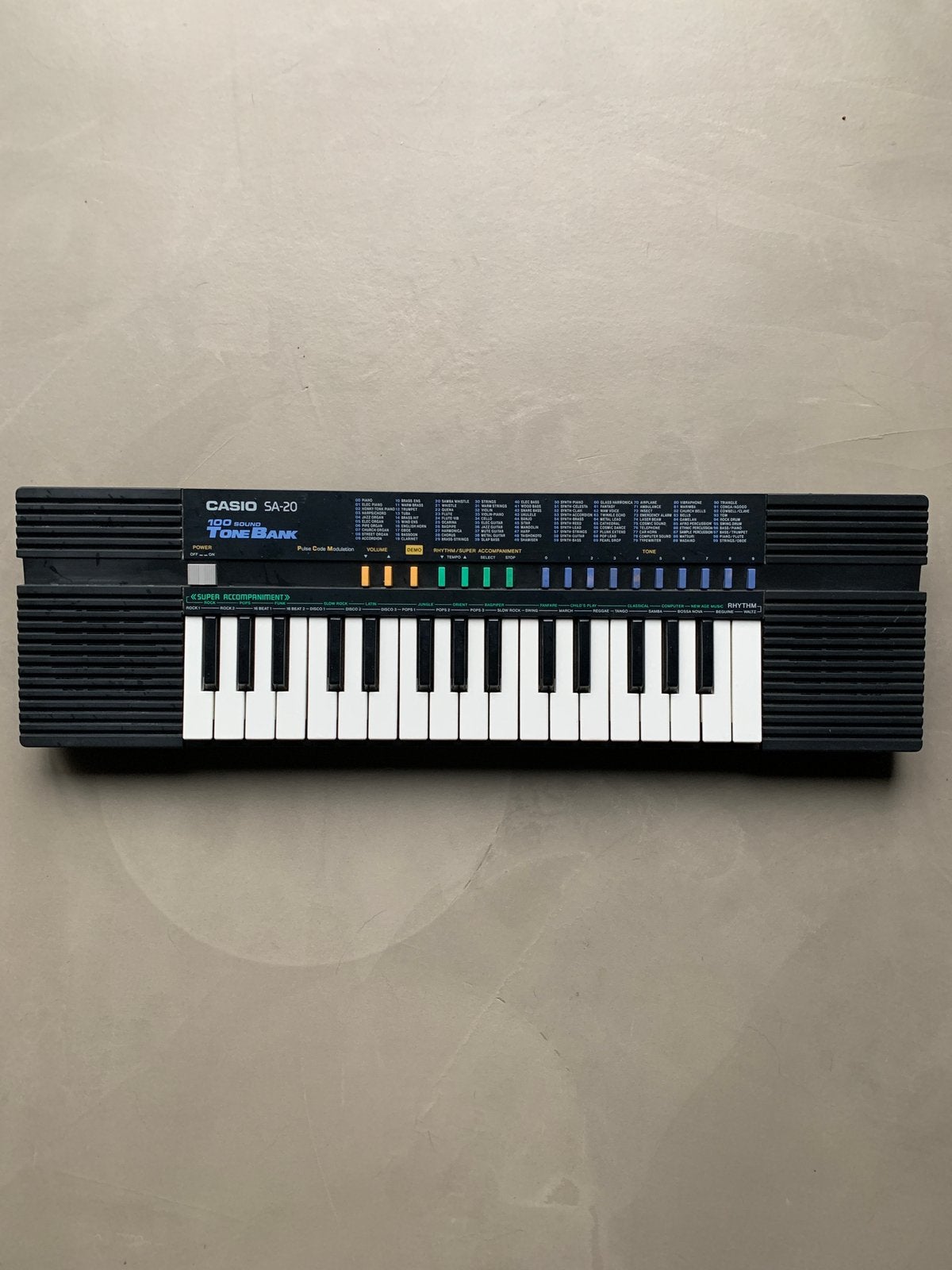 Casio SA20 Tonebank keyboard, Musique & Instruments, Enlèvement ou Envoi, Casio