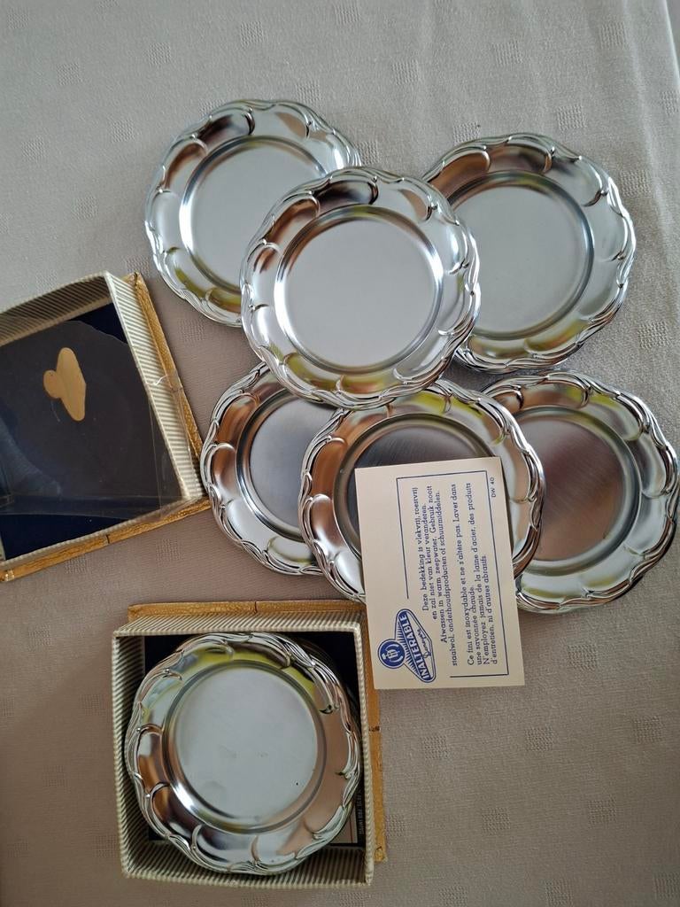 Sous-Verres en Inox, Maison & Meubles, Enlèvement