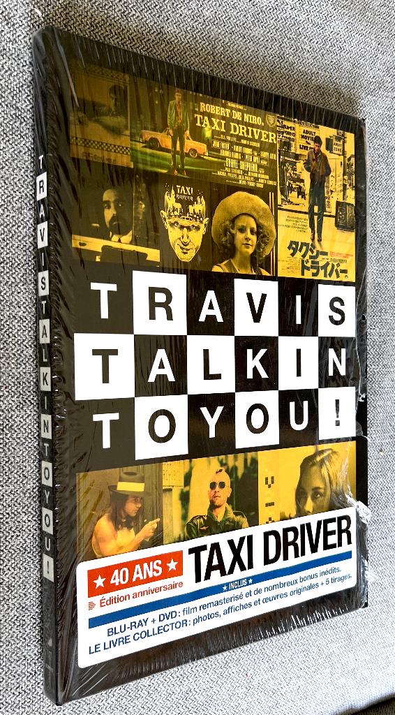 TAXI DRIVER (Met OTNL) Boek COLLECTOR + BLURAY +DVD+5 FOTO'S, Cd's en Dvd's, Ophalen of Verzenden, Zo goed als nieuw, Klassiekers