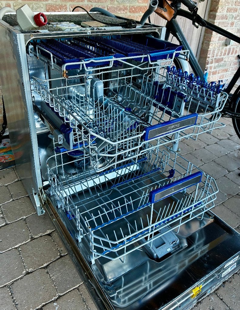 Inbouw vaatwasser SMEG XL, Ophalen, Gebruikt, Eco programma, Inbouw