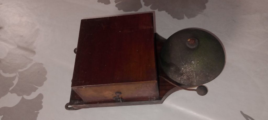 Ancienne sonnette électrique bois vintage - Pour pièces, Enlèvement ou Envoi