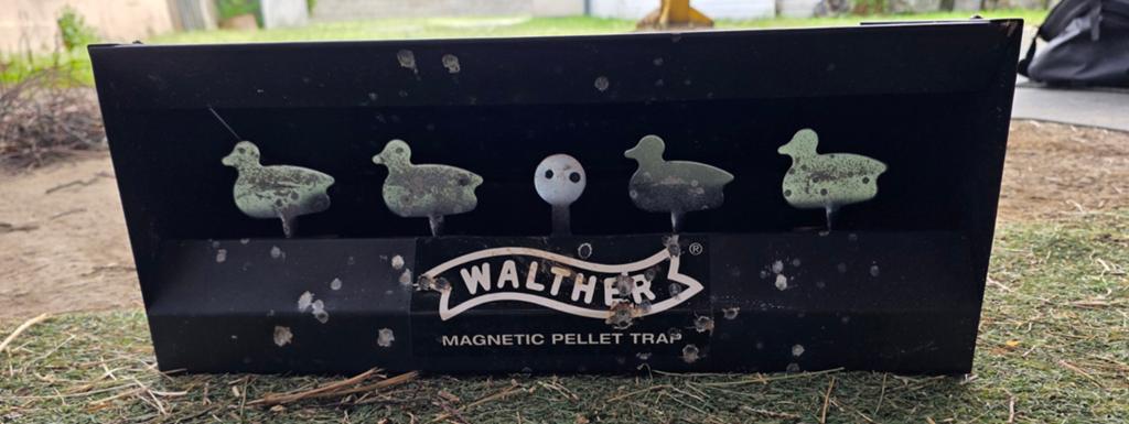Walther magnetische schietkast met eenden., Ophalen