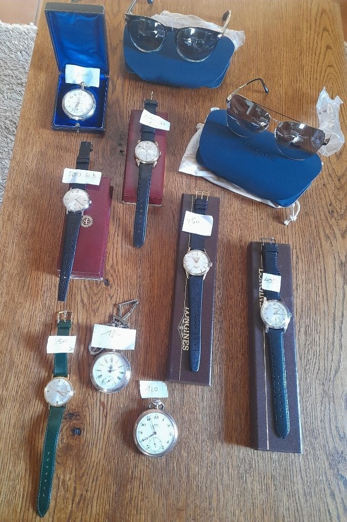 Montres Longines, Handtassen en Accessoires, Horloges | Antiek, Ophalen of Verzenden, Polshorloge, Longines