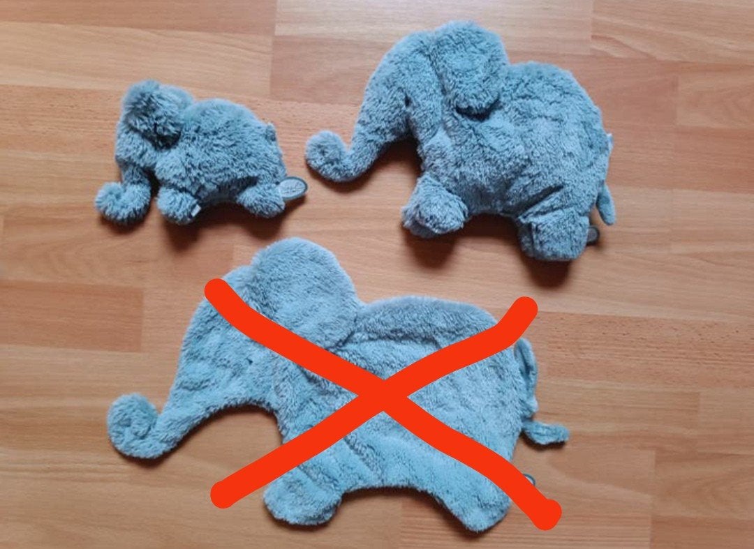 Dimpel, Oscar de olifant, Ophalen of Verzenden, Knuffeldoekje
