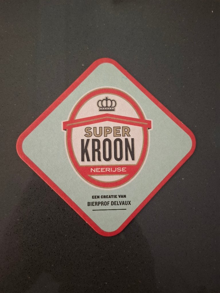 Bierviltje Super Kroon, Verzamelen, Biermerken, Ophalen of Verzenden, Nieuw, Viltje(s), Overige merken
