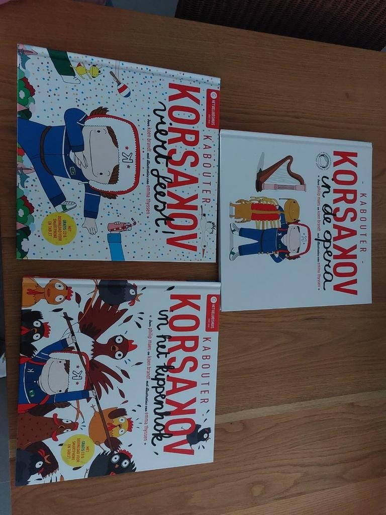 Korsakov boeken, Boeken, Ophalen