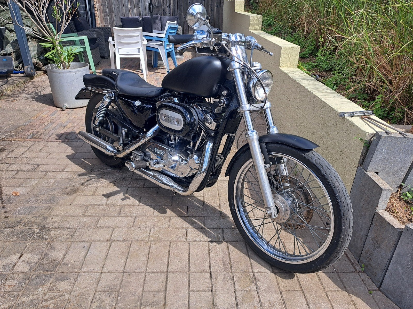 Harley Sportster 1200 construite en 2001., Motos, Motos | Harley-Davidson, Particulier, Chopper, 2 cylindres, Occasion, Occasion